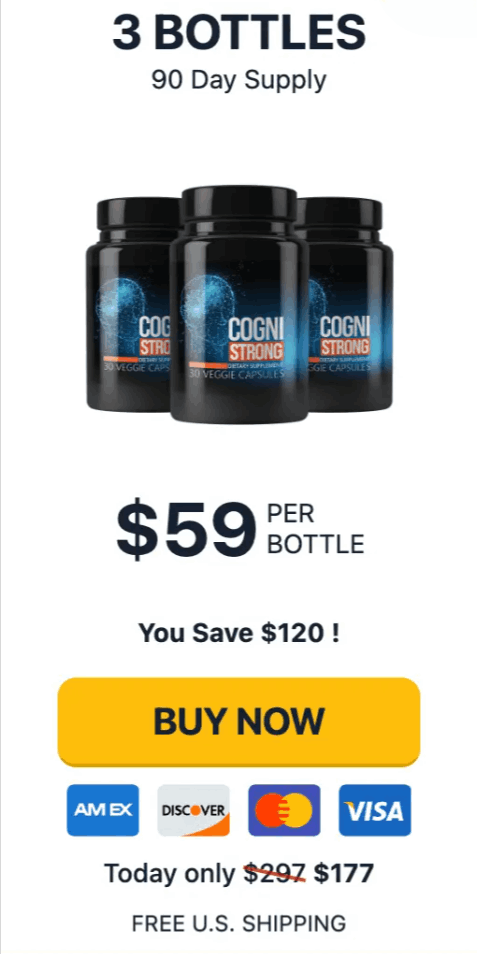 cognistrong price 3 bottle